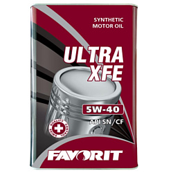 Моторное масло Favorit Ultra XFE 5W-40 metal 1л