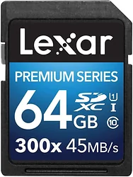 Lexar Premium SDXC (Class 10) 64GB