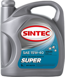 Sintec Super SAE 15W-40 API SG/CD 5л
