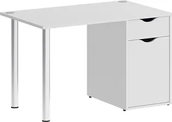 Стол для работы Riva Home Office VR.SP-3-118.1 Silver (белый)