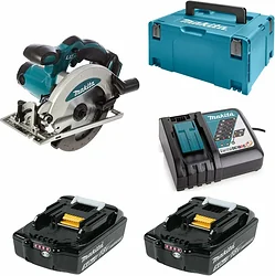 Дисковая пила Makita DSS610RTJ (с 2-мя АКБ)