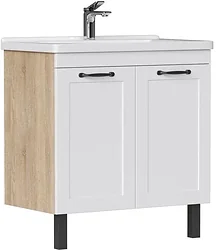 Тумба под умывальник EQUIL Lago 80.2D Миранда (напольная)