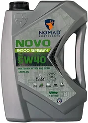 Моторное масло Nomad Novo 9000 Green 5W-40 ACEA C2/C3 4л Моторное масло Nomad Novo 9000 Green 5W-40 ACEA C2/C3 4л