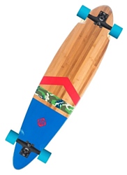 DB longboards Anthem bamboo fiberglass pintail 42 complete