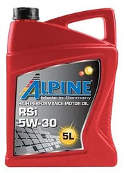 Моторное масло Alpine RSi 5W-30 5л