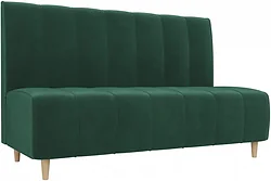 Прямой диван Лига диванов Ральф 241 104135 (велюр, зеленый)
