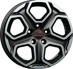 Колесный диск Вектор R241 6.5x16/5x114.3 D66.1 ET50 Черный с алмазной проточкой Колесный диск Вектор R241 6.5x16/5x114.3 D66.1 ET50 Черный с алмазной проточкой
