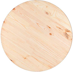 Столешница для стола Альфалес d1000 28 мм (сорт АВ, хвоя)