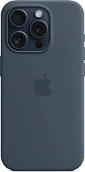 Чехол для телефона Apple MagSafe Silicone Case для iPhone 15 Pro (синий шторм) Чехол для телефона Apple MagSafe Silicone Case для iPhone 15 Pro (синий шторм)