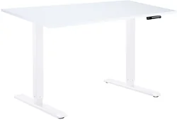 Стол для работы стоя ErgoSmart Manual DESKFIT DF100 1380х800х25 мм (альпийский белый/белый)