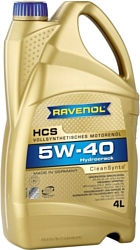 Моторное масло Ravenol HCS 5W-40 4л