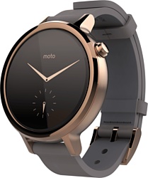 Motorola Moto 360 2nd Gen. Womens's 42mm Rose Gold + Stone Gray