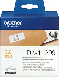 Самоклеящаяся термобумага Brother DK11209 (29x62 мм, 800 шт) Самоклеящаяся термобумага Brother DK11209 (29x62 мм, 800 шт)