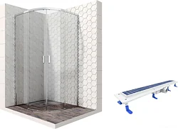 Душевой уголок Ambassador Set 11011102-ST4