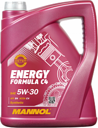 Моторное масло Mannol Energy Formula C4 5W-30 5л