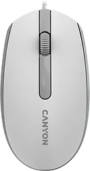 Мышь Canyon M-10 white/gray