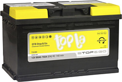 Автомобильный аккумулятор Topla EFB Stop&Go R+ (80Ah)