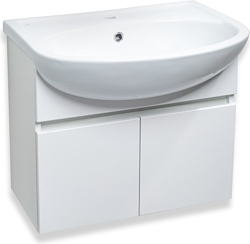 Тумба под умывальник Runo Runo Лада 50 + Уют 50 (подвесная, белый) Тумба под умывальник Runo Runo Лада 50 + Уют 50 (подвесная, белый)
