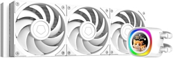 Жидкостное охлаждение для процессора ID-Cooling FX360 LCD PE White