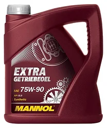 Трансмиссионное масло Mannol Extra Getriebeoel 75W-90 API GL 5 4л Трансмиссионное масло Mannol Extra Getriebeoel 75W-90 API GL 5 4л