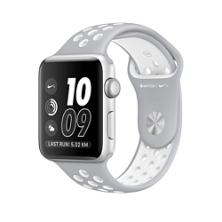 Apple Watch Nike+ 38mm Silver with Flat Silver/White Nike Band (MNNQ2)