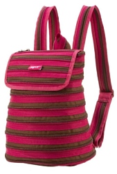 ZIPIT Zipper Backpack Fuchsia & Deep Brown