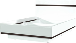 SV-Мебель Соло К 140х200 143616 (белый глянец/венге)