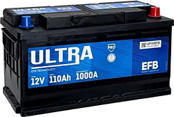 Автомобильный аккумулятор Ultra PRO EFB R+ (110Ah)