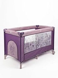 Манеж-кровать Amarobaby Multiform Flowers AMARO-26MFL-F (фиолетовый)
