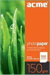 ACME Photo Paper (Value pack) A6 (10x15cm) 150 g/m2 100л