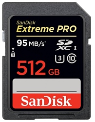 Sandisk Extreme Pro SDXC UHS Class 3 95MB/s 512GB