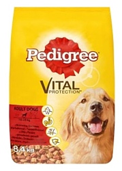 Pedigree Для взрослых собак с говядиной и птицей (8.4 кг)