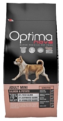 OptimaNova Adult Dog Mini Sensitive Salmon & Potato (0.8 кг)