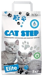 Cat Step Professional Elite бентонитовый комкующийся 5кг
