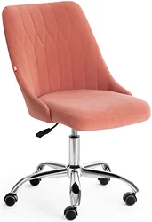 Кресло TetChair Swan (флок, розовый)