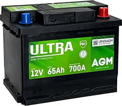 Автомобильный аккумулятор Ultra PRO AGM R+ (65Ah)