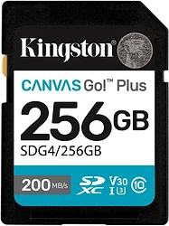 Карта памяти Kingston Canvas Go! Plus SDXC 256GB SDG4/256GB Карта памяти Kingston Canvas Go! Plus SDXC 256GB SDG4/256GB