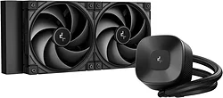 Жидкостное охлаждение для процессора DeepCool LE240 V2 Zero Dark R-LE240ZERO-BKLNMD-G-1 Жидкостное охлаждение для процессора DeepCool LE240 V2 Zero Dark R-LE240ZERO-BKLNMD-G-1