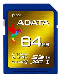 ADATA XPG SDXC Class 10 UHS-I U3 64GB