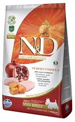 Farmina (2.5 кг) N&D Grain-Free Canine Pumpkin Chicken & Pomegranate Adult Mini