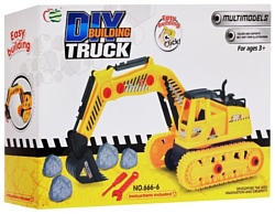 You & Me DIY Building Truck 666-6 Экскаватор