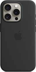 Apple MagSafe Silicone Case для iPhone 15 Pro (черный)