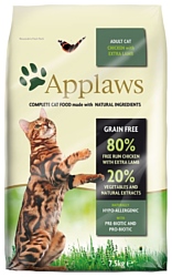 Applaws (2 кг) Adult Cat Chicken with Extra Lamb