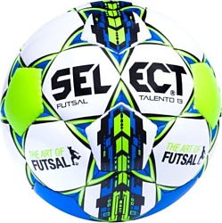 Select Futsal Talento 13 (белый/зелёный/синий)