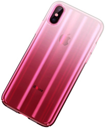 Baseus Aurora для iPhone X (розовый)