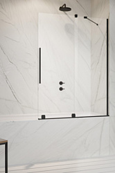 Шторка на ванну Radaway Furo Black PND II 140