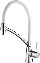 Смеситель Ledeme L4399-3 (хром/белый)