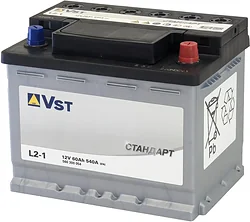 Автомобильный аккумулятор VST Стандарт L2-1 60 R+ (60Ah)