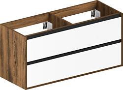 Тумба под умывальник ЗОВ Парма 120 (аттик/белый матовый-b)