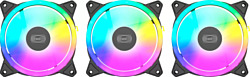 Набор вентиляторов PCcooler F3 T120 ARGB (черный, 3 шт.)